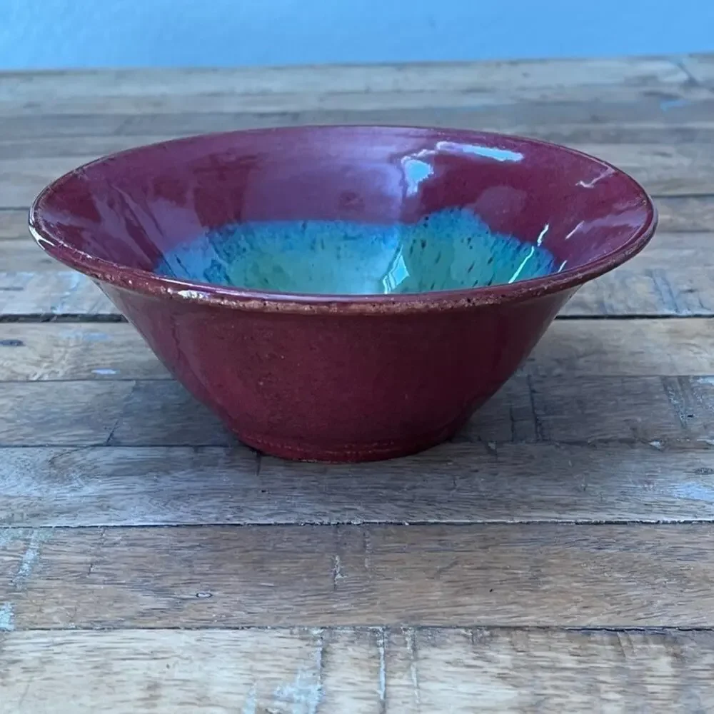 Studio Art Pottery Hand Thrown Ceramic Bowl 7